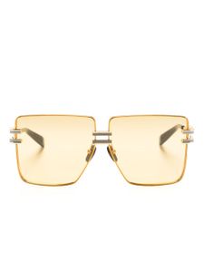 Balmain Eyewear lunettes de soleil oversize Gendarme - Or