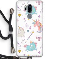 Fantasiewereld: LG G7 Thinq Transparant Hoesje met koord