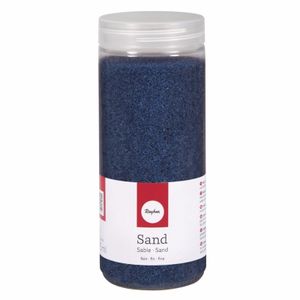 Fijne zandkorreltjes blauw 475 ml   -