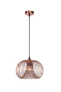 Lucide VINTI Hanglamp 1xE27 - Koper