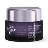 Louis Widmer Proderm Nachtcrème Rijke Textuur Zonder Parfum 50ml