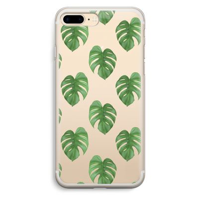 Monstera leaves: iPhone 7 Plus Transparant Hoesje