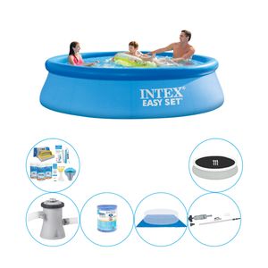 Deluxe Zwembad Pakket - Intex Easy Set Rond 305x76 cm