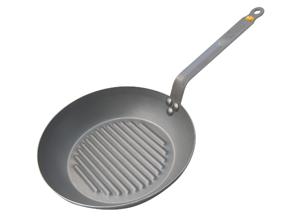 De Buyer Grillpan Mineral B - ø 26 cm - zonder anti-aanbaklaag