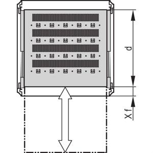 nVent SCHROFF 27230108 19 inch Schap voor patchkast Grijs