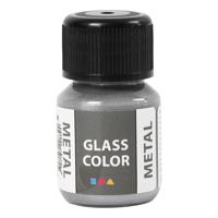 Creativ Company Glass Color Metal Verf Zilver, 30ml - thumbnail