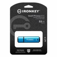 Kingston Technology IronKey VP50 USB flash drive 32 GB USB Type-C 3.2 Gen 1 (3.1 Gen 1) Zwart, Blauw - thumbnail