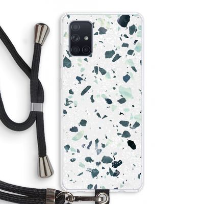 Terrazzo N°2: Samsung Galaxy A71 Transparant Hoesje met koord
