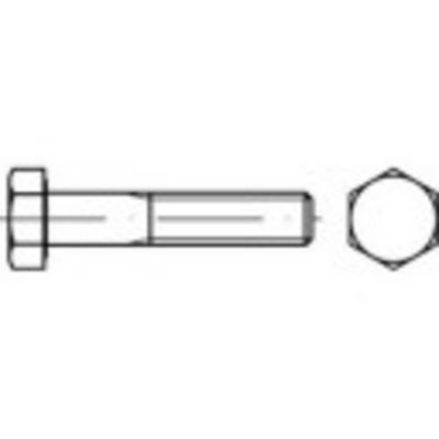 TOOLCRAFT TO-5449368 Zeskantbout M10 60 mm Buitenzeskant DIN 931 Messing 100 stuk(s)