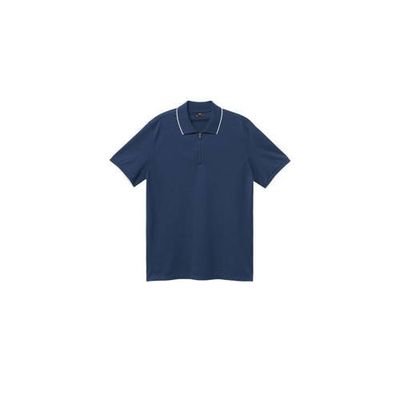 Mango Man regular fit polo blauw Mango Man regular fit polo blauw