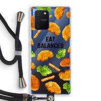 Eat Balanced: Samsung Galaxy Note 10 Lite Transparant Hoesje met koord