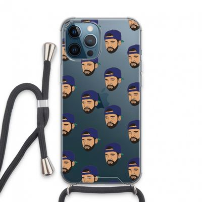 Drake Away: iPhone 13 Pro Max Transparant Hoesje met koord