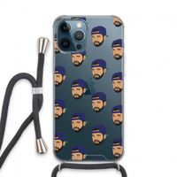 Drake Away: iPhone 13 Pro Max Transparant Hoesje met koord
