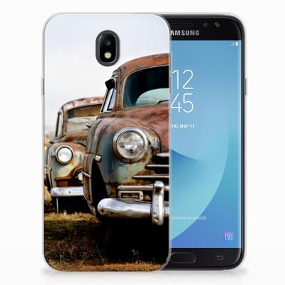Samsung Galaxy J7 2017 | J7 Pro | Siliconen hoesje | met foto Vintage Auto