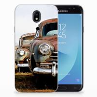 Samsung Galaxy J7 2017 | J7 Pro | Siliconen hoesje | met foto Vintage Auto