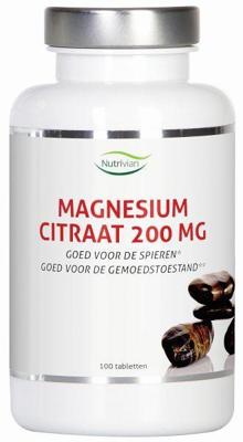 Nutrivian Magnesium citraat 200 mg