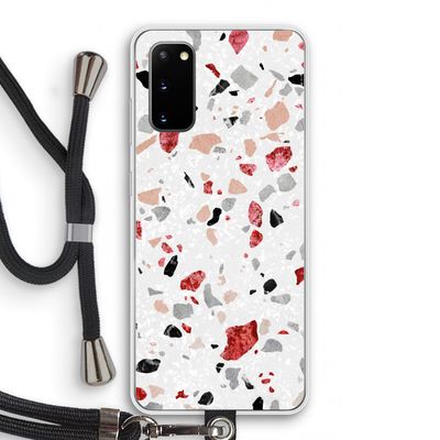 Terrazzo N°12: Samsung Galaxy S20 Transparant Hoesje met koord