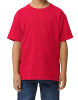 Gildan G65000K Softstyle® Midweight Youth T-Shirt - Red - S (110/116) - thumbnail