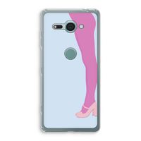 Pink panty: Sony Xperia XZ2 Compact Transparant Hoesje