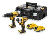 DEWALT DCK2060D2T-QW 18V snoerloze elektrische gereedschapsset