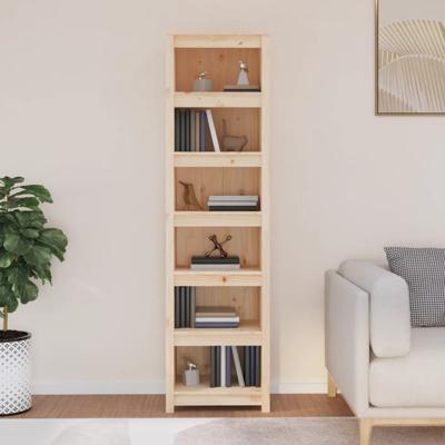 Boekenkast 50x35x183 cm massief grenenhout