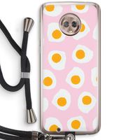 Dancing eggs: Motorola Moto G6 Transparant Hoesje met koord