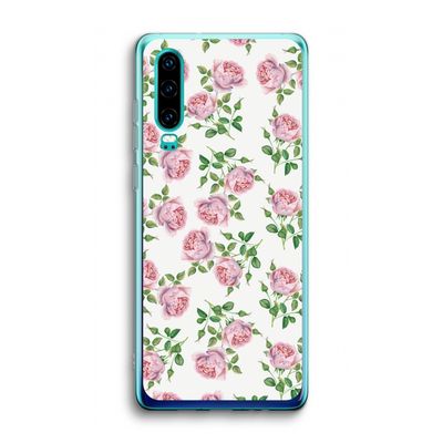 Kleine roosjes: Huawei P30 Transparant Hoesje