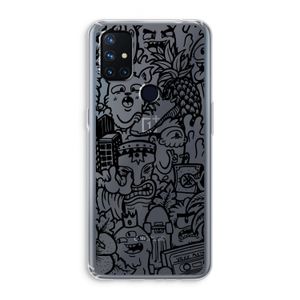 Vexx Black Mixtape: OnePlus Nord N10 5G Transparant Hoesje