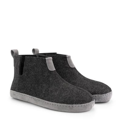 Travelin&apos; Men - ankle high slipper - Dark Grijs - Maat 45