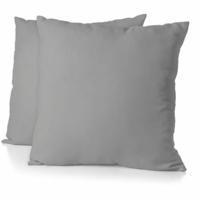 Kussensloop HOME LINGE PASSION Grijs Lichtgrijs 63 x 63 cm (2 Stuks) - thumbnail