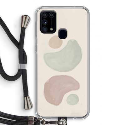 Geo #10: Samsung Galaxy M31 Transparant Hoesje met koord