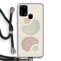 Geo #10: Samsung Galaxy M31 Transparant Hoesje met koord
