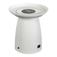 Tafellamp Soof wit led+usb
