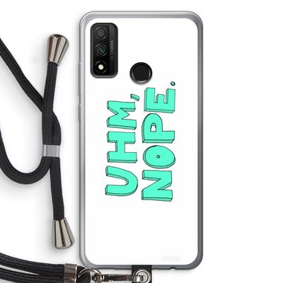 UHM, NOPE.: Huawei P Smart (2020) Transparant Hoesje met koord