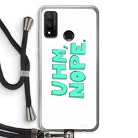 UHM, NOPE.: Huawei P Smart (2020) Transparant Hoesje met koord