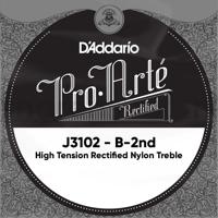 D'Addario J3102 Rectified Nylon Losse Klassieke B2-Snaar - Hoge Spanning