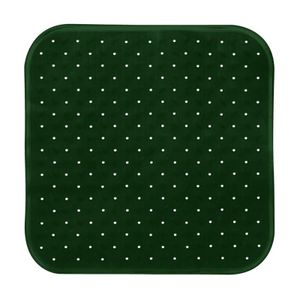 Douche/bad anti-slip mat badkamer - rubber - groen - 54 x 54 cm - vierkant