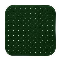 Douche/bad anti-slip mat badkamer - rubber - groen - 54 x 54 cm - vierkant - thumbnail