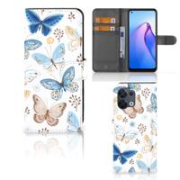 Telefoonhoesje | Met pasjeshouder | voor OPPO Reno8 Vlinder