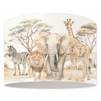 Designed4Kids hanglamp safari dieren