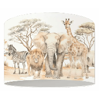 Designed4Kids hanglamp safari dieren