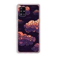 Patroon Wolken: Samsung Galaxy A51 5G Transparant Hoesje