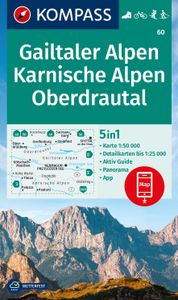Wandelkaart 60 Gailtaler Alpen - Karnische Alpen - Oberdrautal | Kompass
