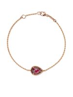 Boucheron bracelet Serpent Bohème S en or rose 18ct orné de rhodolite - thumbnail