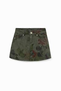 Rok met camouflage en Mickey Mouse - GREEN - 7/8