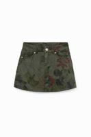 Rok met camouflage en Mickey Mouse - GREEN - 9/10