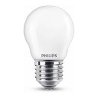 Philips LED Kogellamp Mat 40W E27 Warm Wit Licht