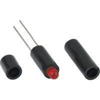 Mentor 2818.3090 LED-afstandhouder 1-voudig Zwart Geschikt voor LED 3 mm - thumbnail