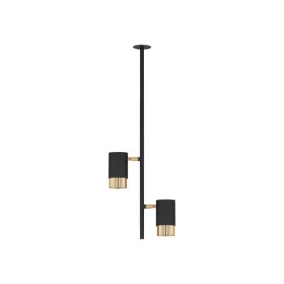 Lyora PlafondlampPongo inbouw dubbel zwart en goud - 9010218