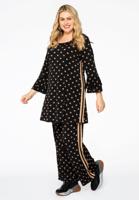 Yoek Broek DOTS | Zwart | Maat 46/48